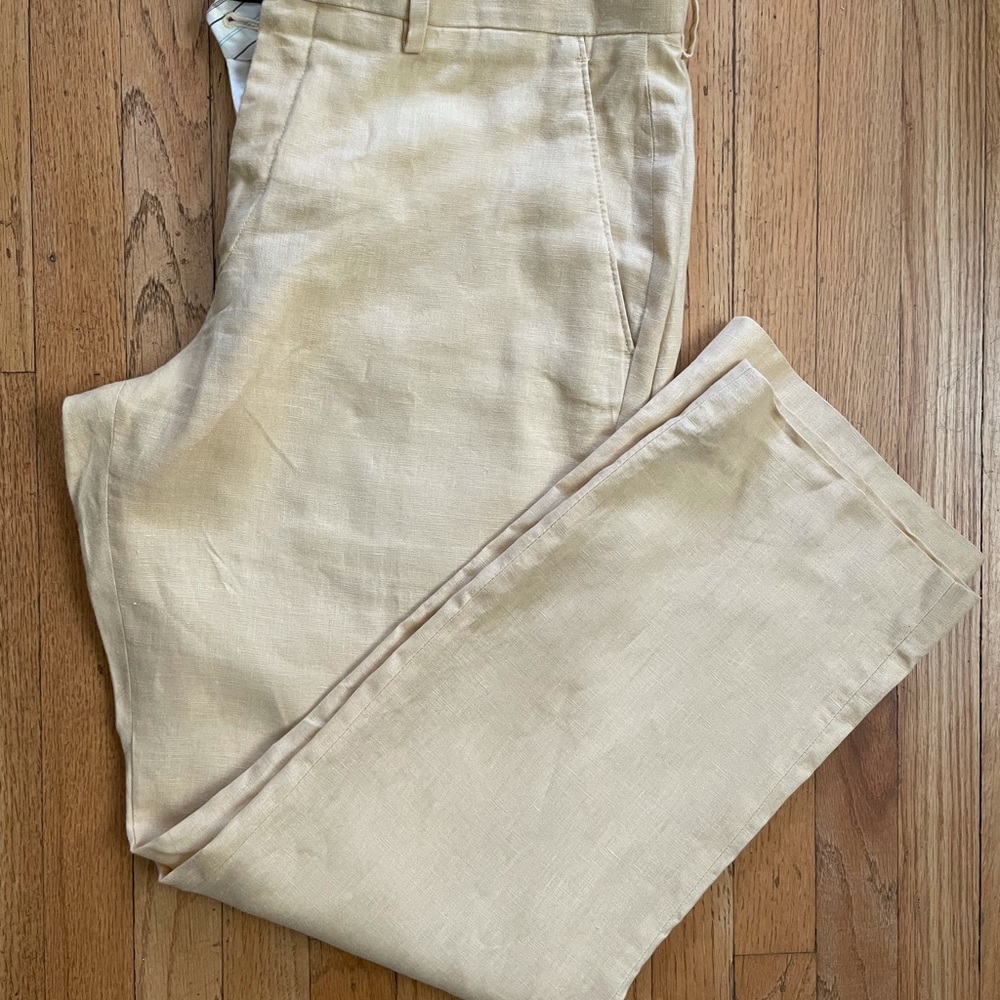 Lauren Ralph Lauren Slim Linen Pants
